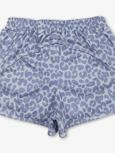Gray Leopard Kids Summer Shorts