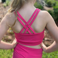 Girl's 2-Piece Athletic Short and Tank Set