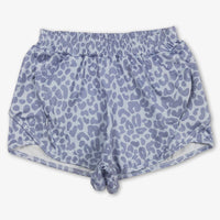 Gray Leopard Kids Summer Shorts
