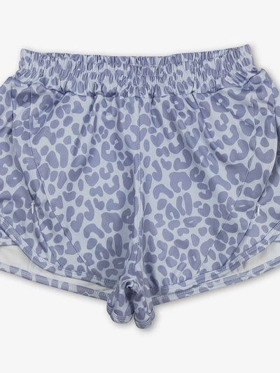 Gray Leopard Kids Summer Shorts