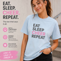 Eat Sleep Cheer Repeat T-Shirt