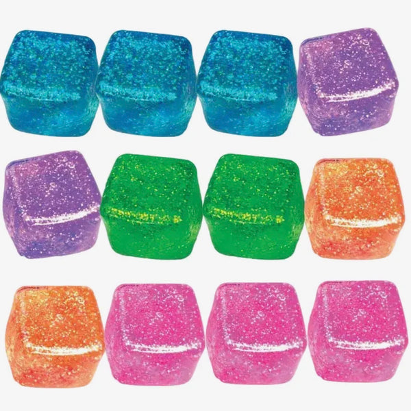 Fun Doh Squish & Squeeze Sparkle Cube Fidget Toy