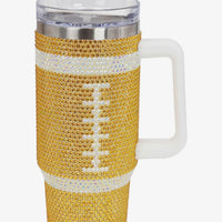 Football Gameday Bling Glam Insulated Tumbler