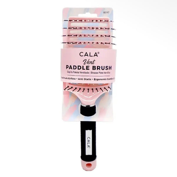 Cala 66147 Pink Vent Paddle Brush