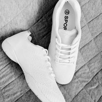 Girls White Cheerleading Shoes