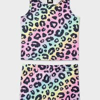 Simply Soft Luxe Cropped Racer Backed Tank & Tumble Short