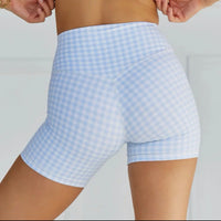 Women’s Plaid Print Athletic Shorts