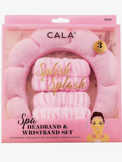 Cala Spa Headband and Wristband Set