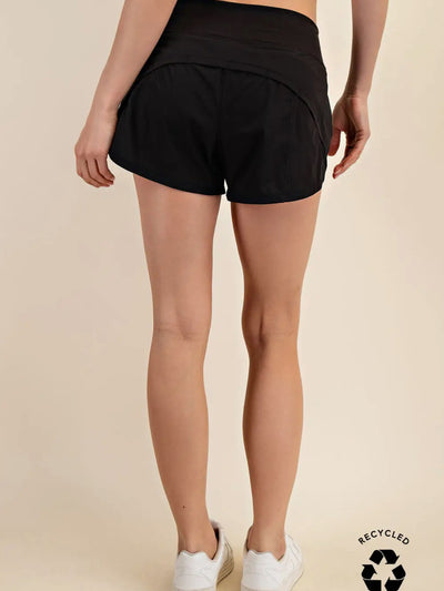 Stretch Woven 2 in 1 Active Shorts